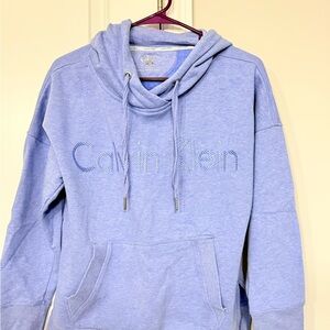 Calvin Klein Women's Light Blue Cowl Neck Sweater